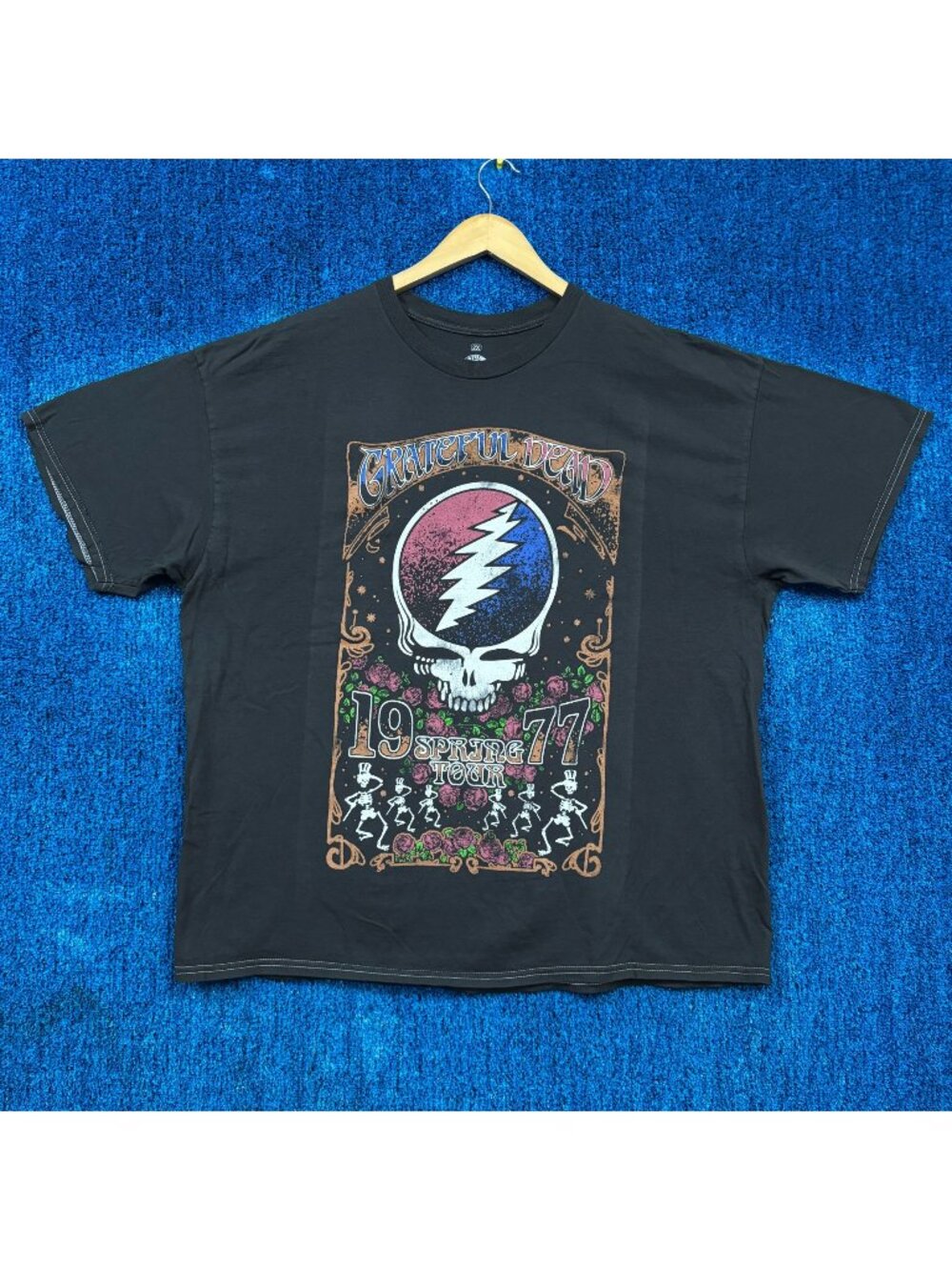 Grateful Dead “1977 Spring Tour” Graphic T-Shirt Size 2X